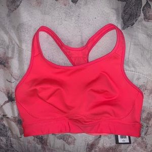 OLD NAVY NEON PINK SPORTS BRA WITH MESH BACK